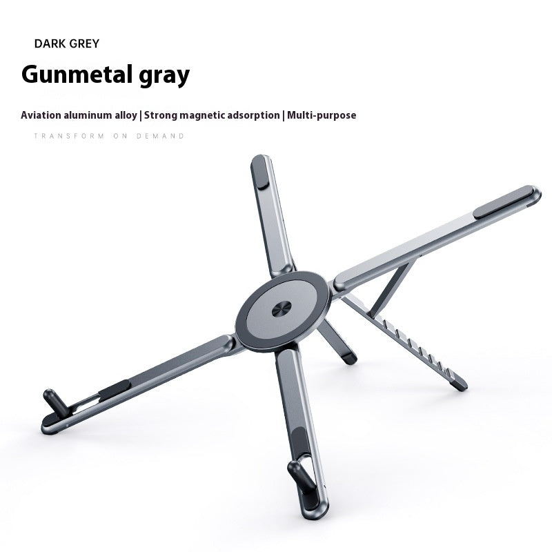 KAVIUR FlexStand gunmetal grey aluminium frame and hinges