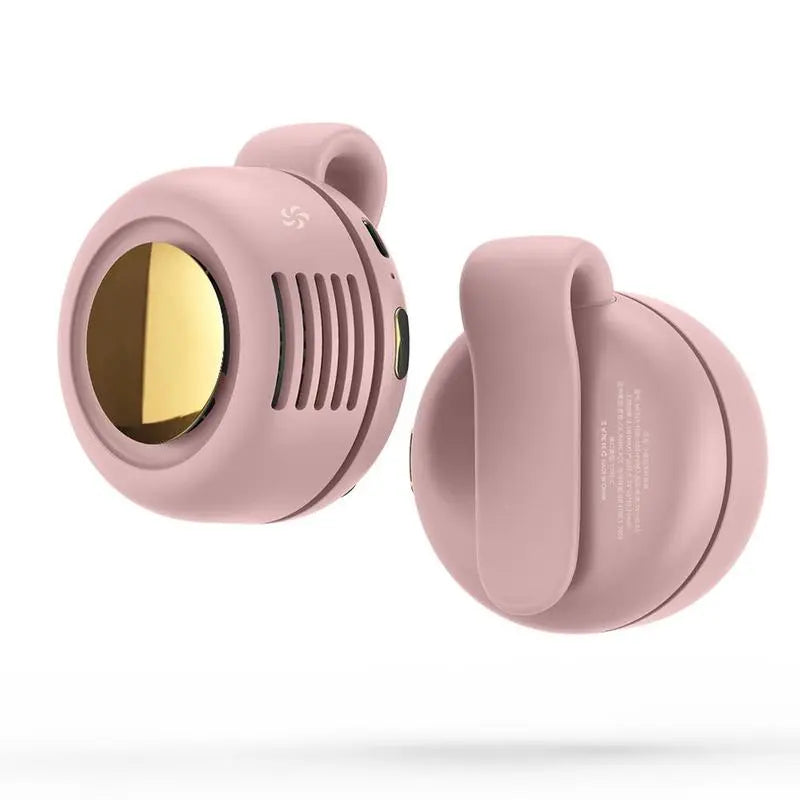 KAVIUR Air Clip portable wearable fan in pink