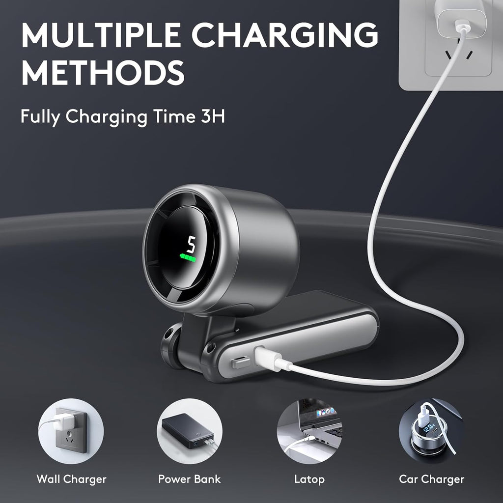 KAVIUR Air USB-C charging and power connection options