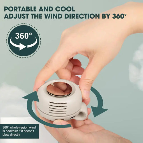 KAVIUR Air Clip portable fan held for personal cooling